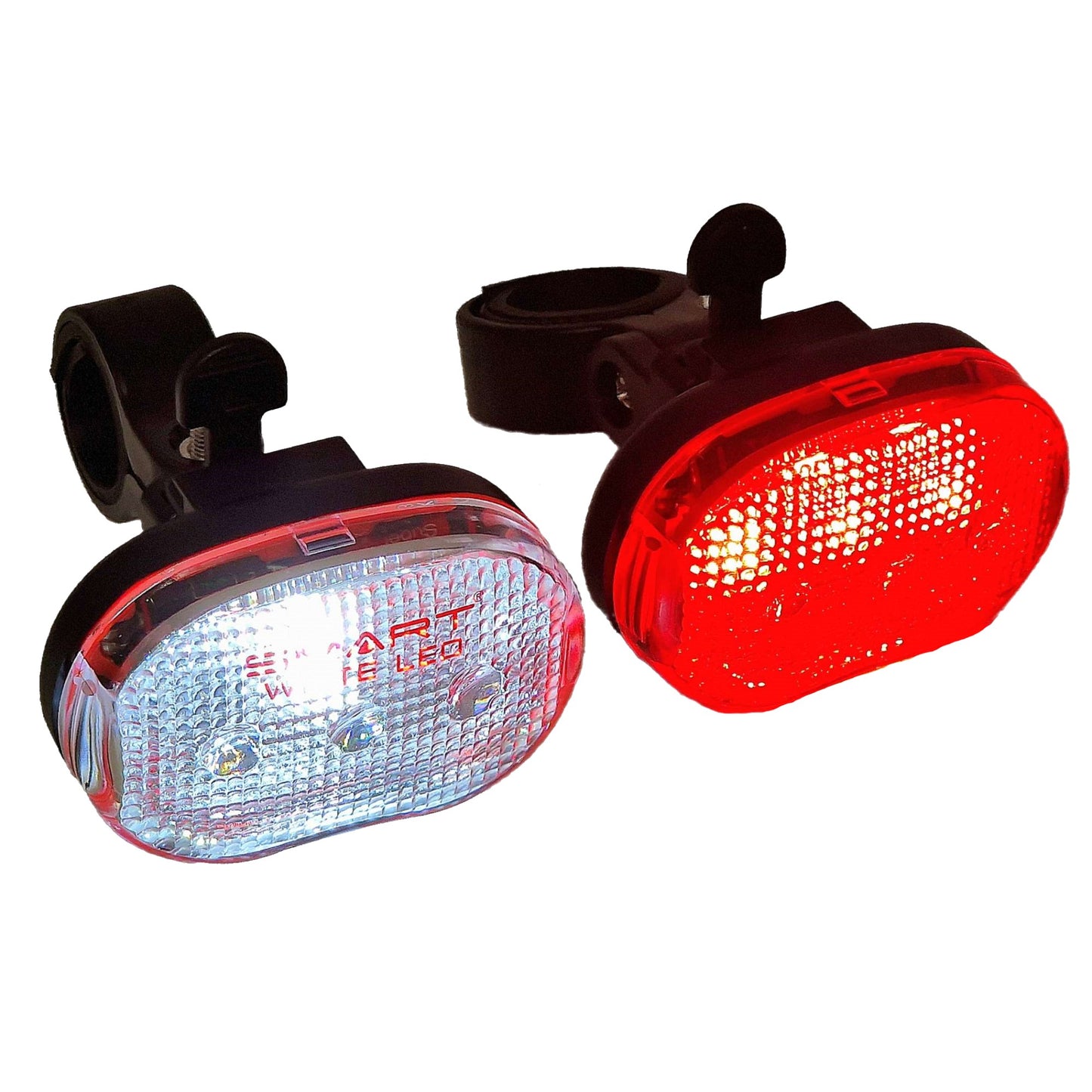 SMART High Performance SMD LED AAA Battery Bike/Bicycle Light Set