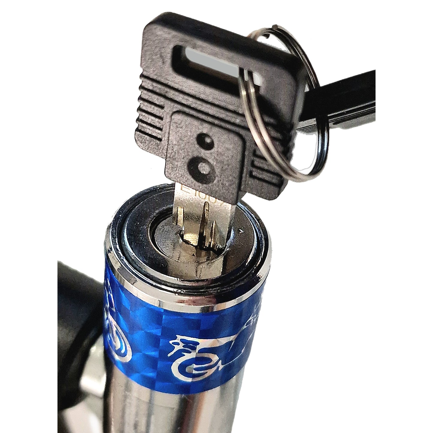 Armoured Steel Bike Cable Bike Lock 24mm x 1000mm Inc 2 keys