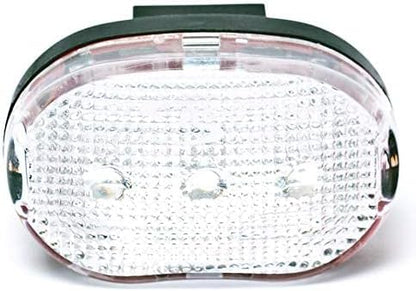 Sport Direct Mega Bright 3 x White LEDs Battery Front Bike Light