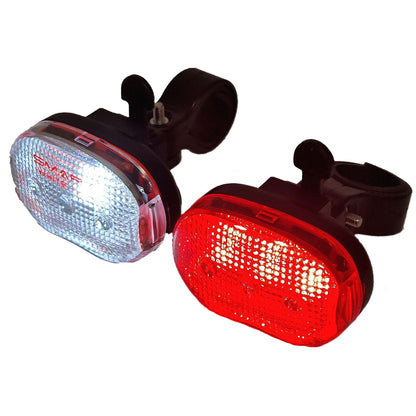 SMART High Performance SMD LED AAA Battery Bike/Bicycle Light Set
