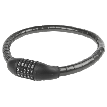 Armoured Steel 800mm x 18mm Changeable Combination Cable Bike Lock