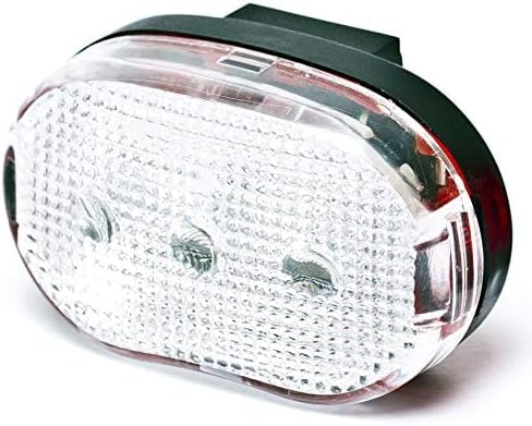 Sport Direct Mega Bright 3 x White LEDs Battery Front Bike Light