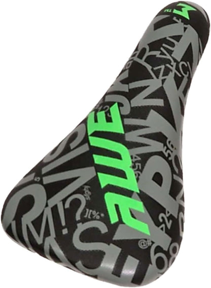 Awe BMX Freestyle Saddle Black/Grey Length: 210mm, Width: 122mm