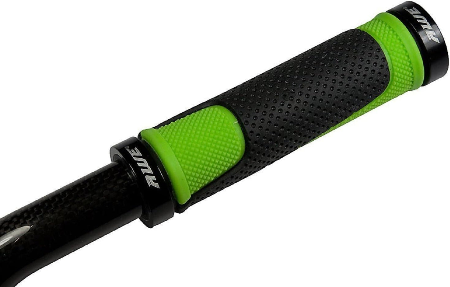 Awe AWEGrip™ Alloy BMX MTB Bike/Bicycle Handlebar Black/Green Locking Grips