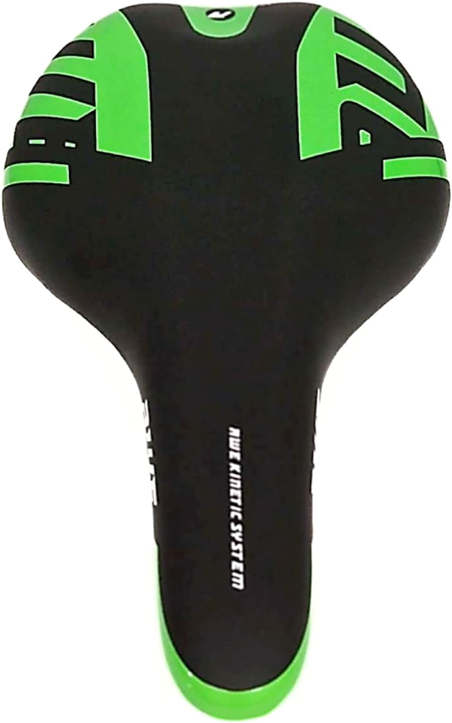 Awe Steel Rail Adult Foam Bike/Bicycle MTB Saddle Mens/Womens Green/Black
