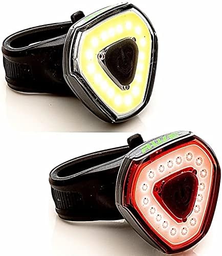 Awe Alert 130 Lumen 36 x COB USB Rechargeable Bike Light Set Front/Rear