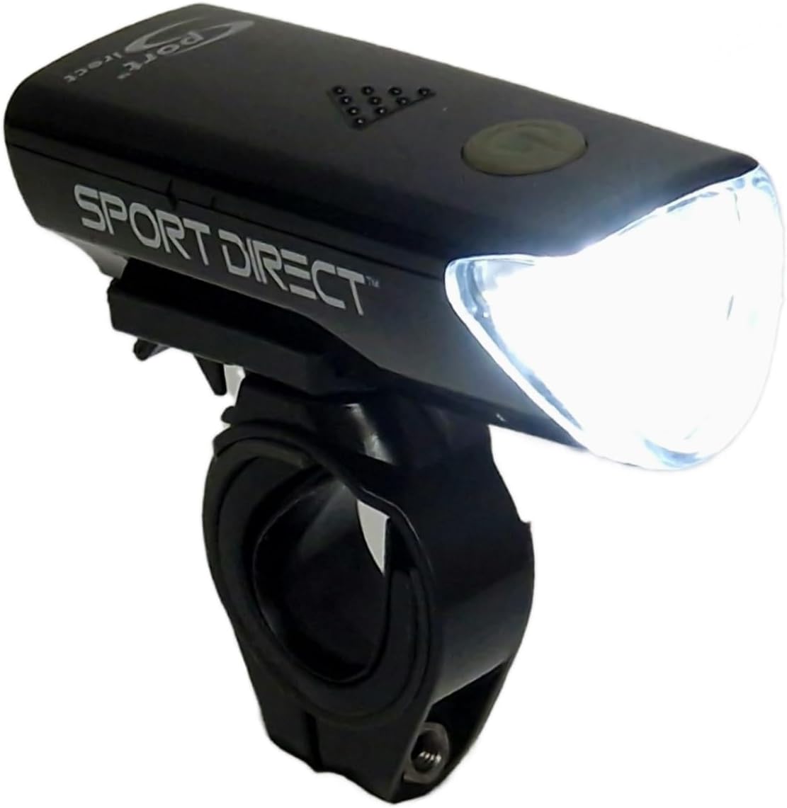 Sport Direct 20 Lumens Battery Front Bike Light & 5 Red SMD LEDs Rear Light