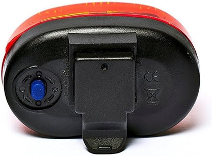 Sport Direct Mega Bright 3 x Red LEDs Battery Rear Bike Light