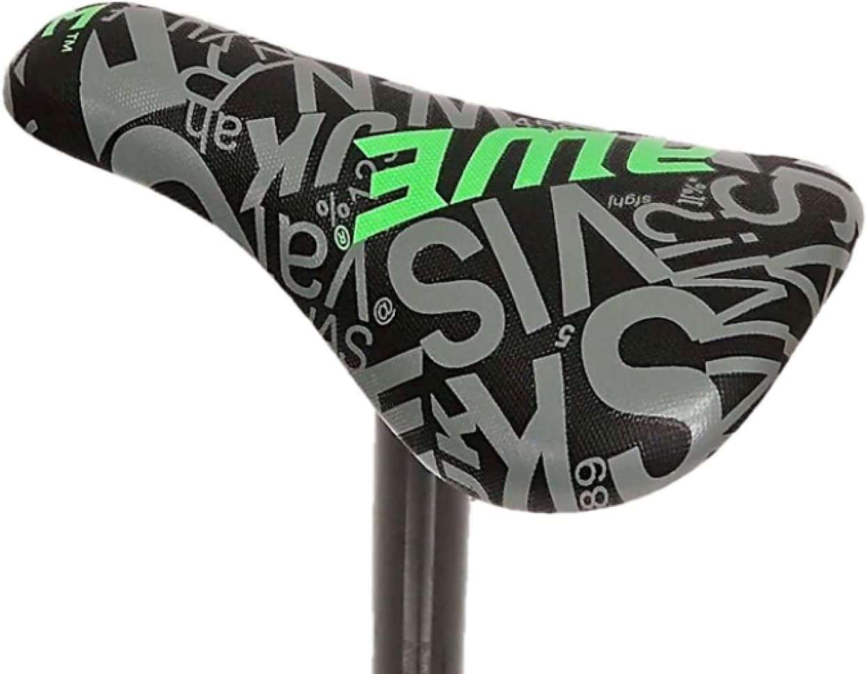 Awe BMX Freestyle Saddle Black/Grey Length: 210mm, Width: 122mm