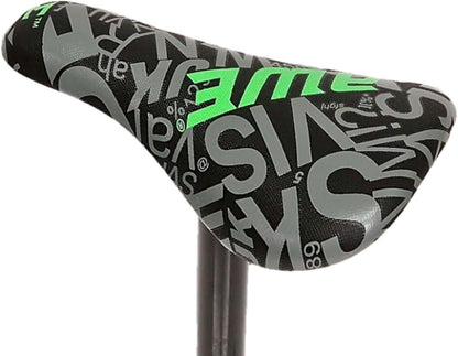 Awe BMX Freestyle Saddle Black/Grey Length: 210mm, Width: 122mm