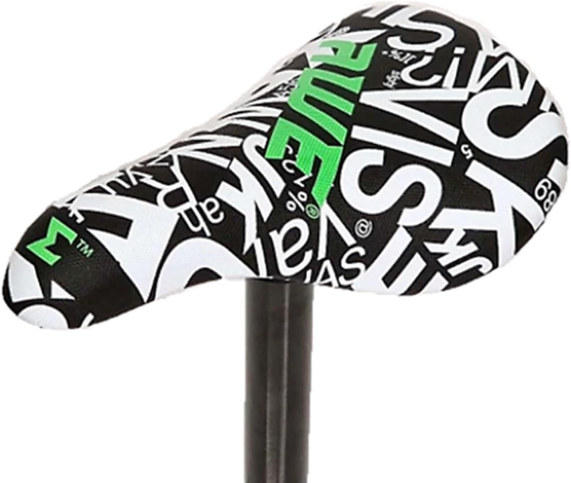 Awe BMX Freestyle Saddle Black/White Length: 210mm, Width: 122mm