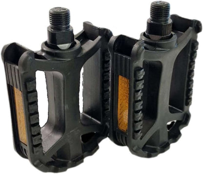 Sport Direct Adult Resin 9/16" Reflector Bike Pedals British Standards