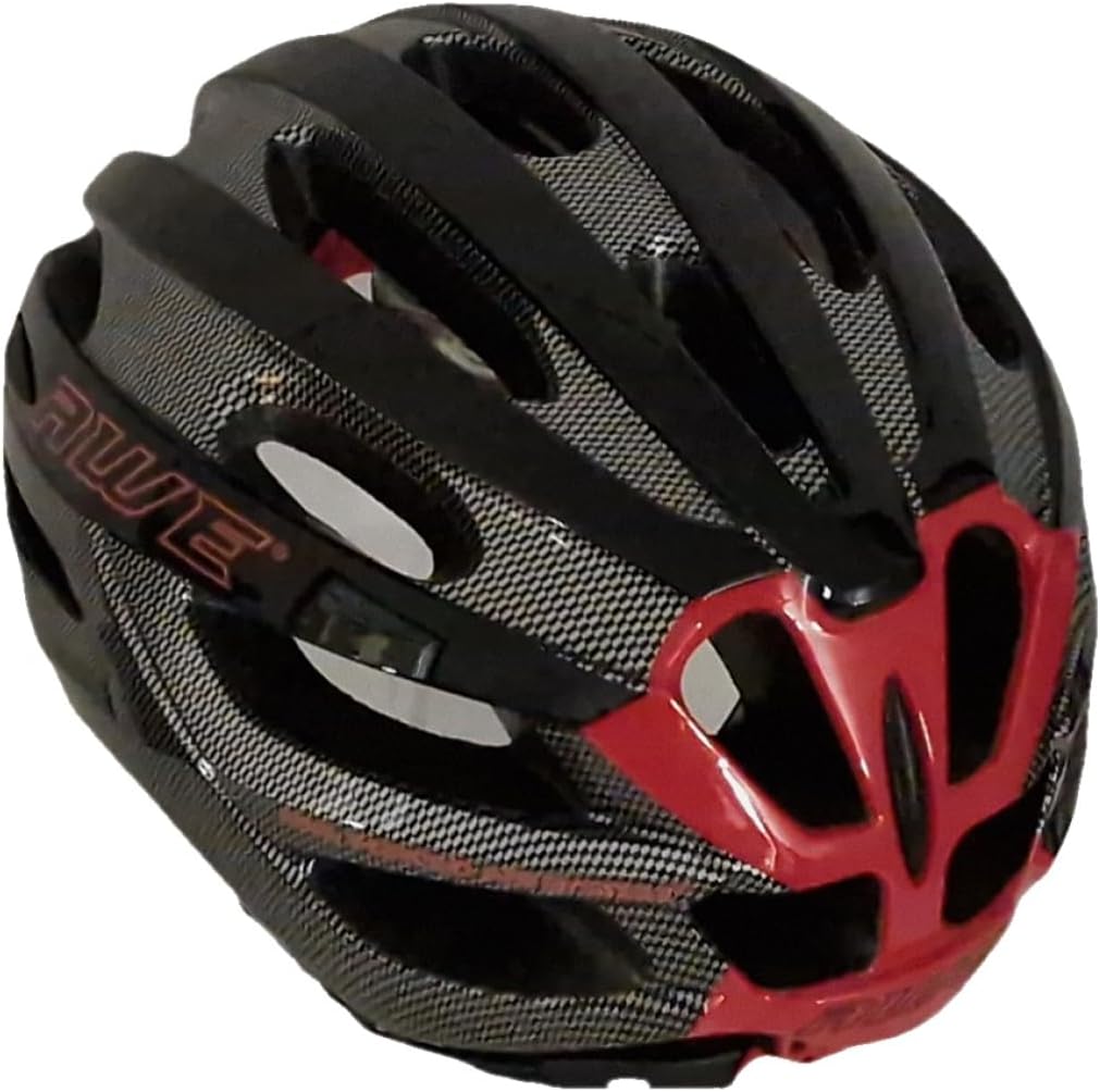 AweSprint In Mould Adult Bike Helmet Large 58-61cm Black/Carbon/Red