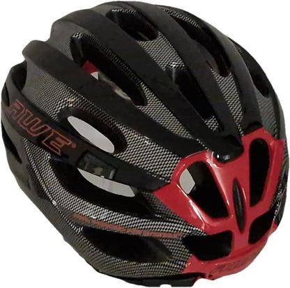 AweSprint In Mould Adult Bike Helmet Large 58-61cm Black/Carbon/Red