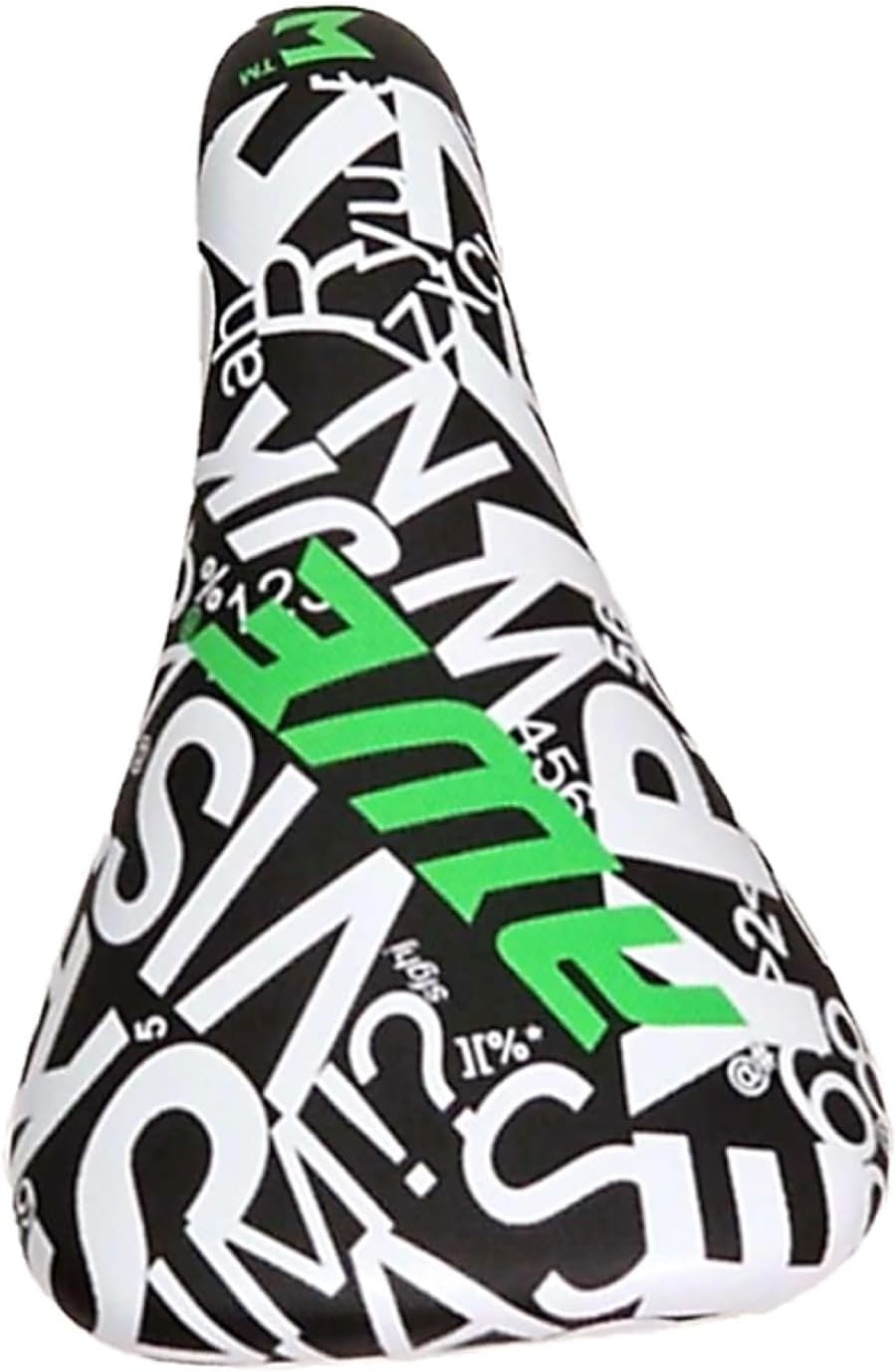 Awe BMX Freestyle Saddle Black/White Length: 210mm, Width: 122mm