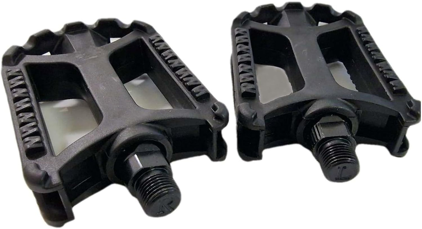 Sport Direct Adult Resin 9/16" Reflector Bike Pedals British Standards