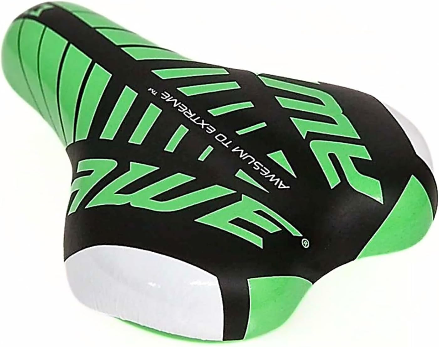 Awe KIDZ Polyurethane Childs Boys/Girls Bike/Bicycle Saddle Green/Black