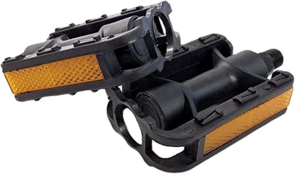 Sport Direct Childs Resin 9/16" Reflector Bike Pedal British Standards