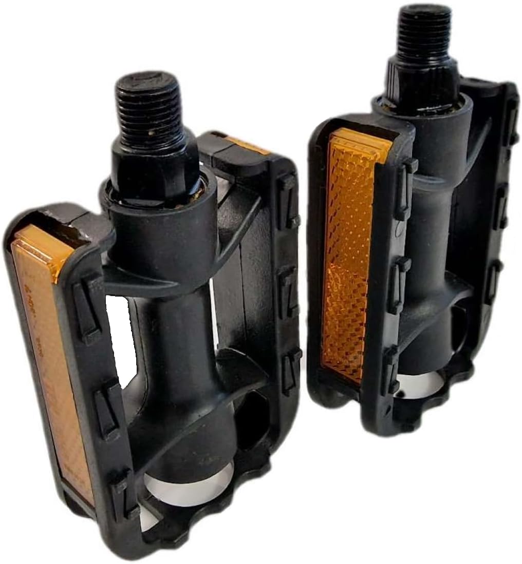 Sport Direct Childs Resin 1/2" Reflector Bike Pedal British Standards