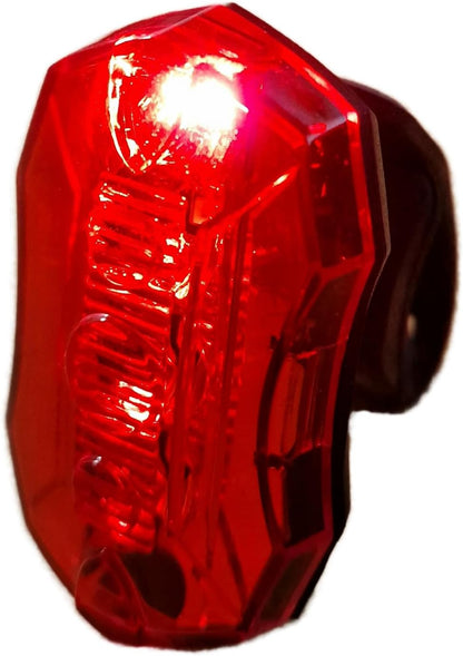 Awe Super Bright 5 x Red SMD LEDs Battery Rear Bike Light