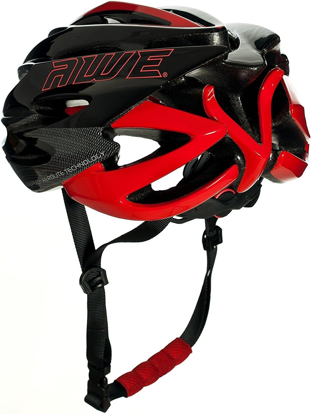 AweSpeed In Mould Adult Bike Helmet Large 58-61cm Black/Red/Carbon