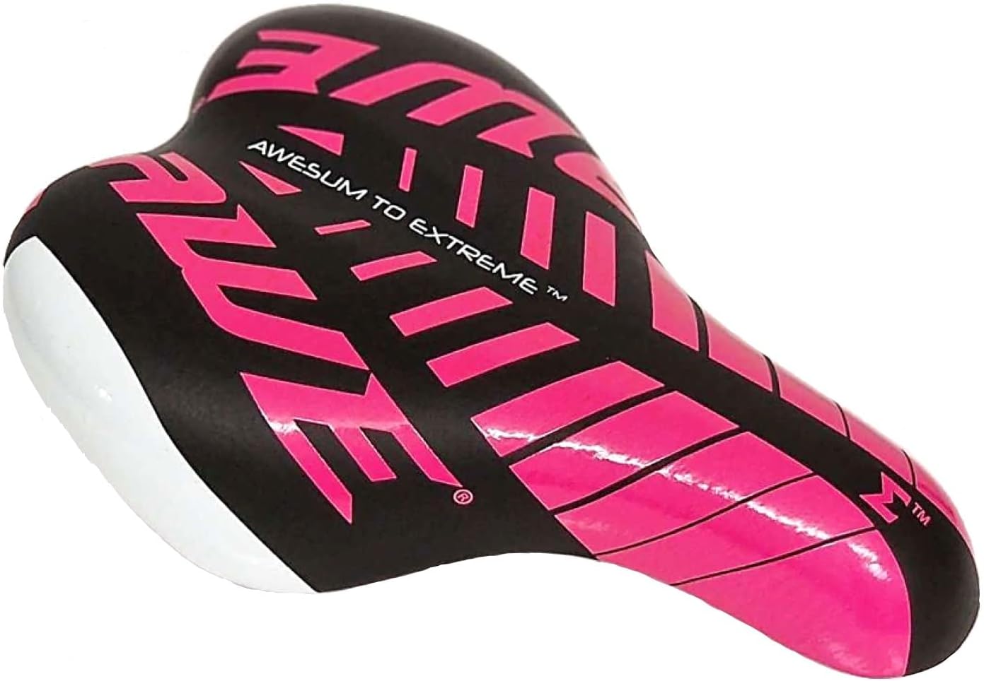 Awe KIDZ Polyurethane Childs Boys/Girls Bike/Bicycle Saddle Pink/Black
