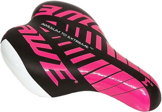 Awe KIDZ Polyurethane Childs Boys/Girls Bike/Bicycle Saddle Pink/Black