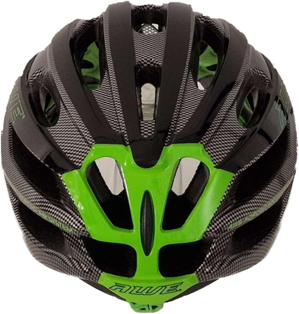 AweSprint In Mould Adult Bike Helmet Large 58-61cm Black/Carbon/Green