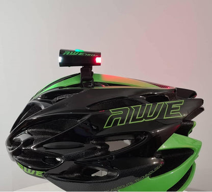 Awe 180 Lumens 2 x LED's USB Rechargeable Bike Helmet Light 360º Visibility