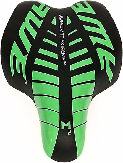 Awe KIDZ Polyurethane Childs Boys/Girls Bike/Bicycle Saddle Green/Black