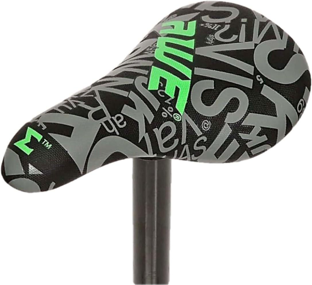 Awe BMX Freestyle Saddle Black/Grey Length: 210mm, Width: 122mm