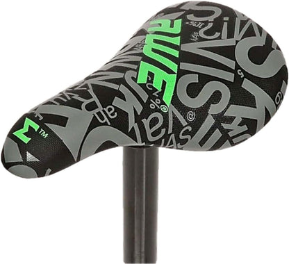 Awe BMX Freestyle Saddle Black/Grey Length: 210mm, Width: 122mm