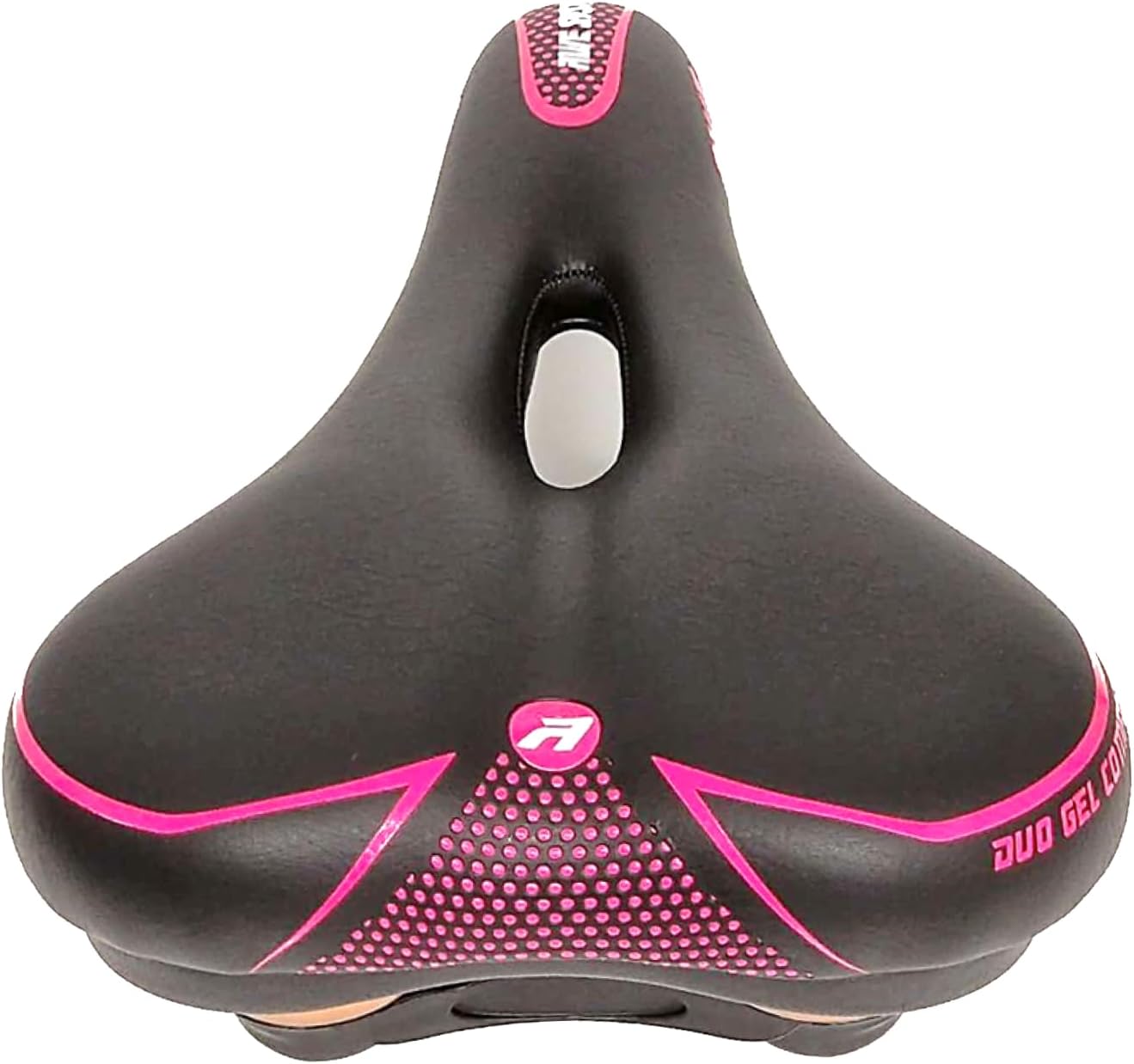 Awe Adult Gel Bike/E-Bike/City Bicycle Saddle Large Pink/Black