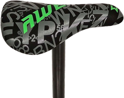 Awe BMX Freestyle Saddle Black/Grey Length: 210mm, Width: 122mm