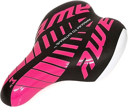 Awe KIDZ Polyurethane Childs Boys/Girls Bike/Bicycle Saddle Pink/Black
