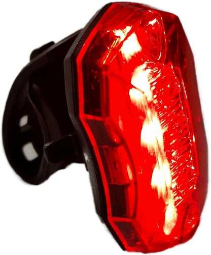 Awe Super Bright 5 x Red SMD LEDs Battery Rear Bike Light