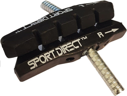 Sport Direct 72mm Cantilever Bike Brake Blocks/Pads Black