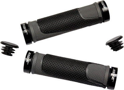 Awe AWEGrip™ Alloy BMX MTB Bike/Bicycle Handlebar Black/Grey Locking Grips