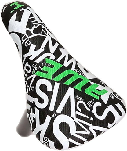 Awe BMX Freestyle Saddle Black/White Length: 210mm, Width: 122mm