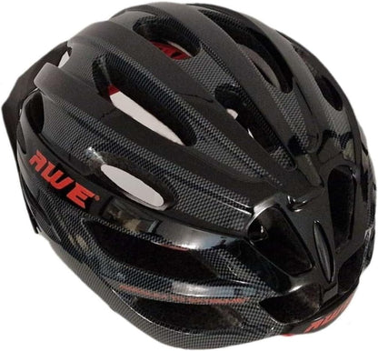 AweAir In Mould Adult Bike Helmet Medium 55-58cm Black/Carbon/Red
