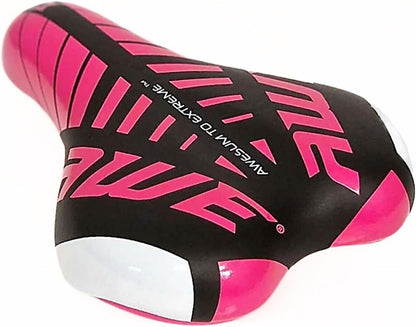 Awe KIDZ Polyurethane Childs Boys/Girls Bike/Bicycle Saddle Pink/Black