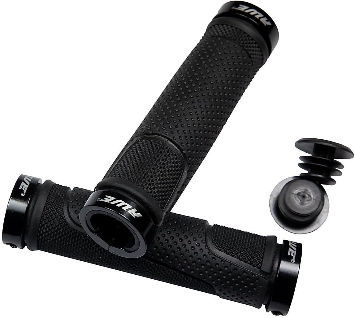 Awe AWEGrip™ Alloy BMX MTB Bike/Bicycle Handlebar Black Locking Grips