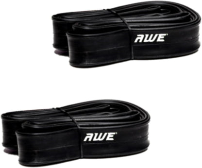 Awe 2 x AWERide Folding Tyres 20 x 1.95 cm MTB and 2 x AWE Inner Tubes 20" x 1.75-2.125 Schrader Valve