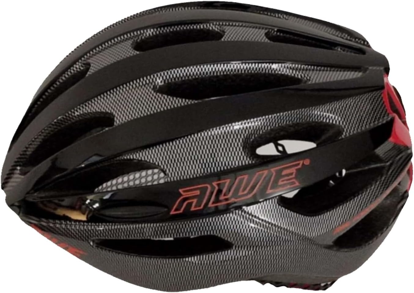 AweSprint In Mould Adult Bike Helmet Large 58-61cm Black/Carbon/Red