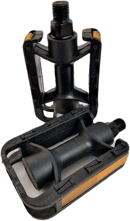 Sport Direct Childs Resin 9/16" Reflector Bike Pedal British Standards