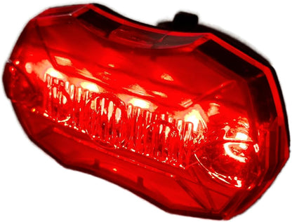 Awe Super Bright 5 x Red SMD LEDs Battery Rear Bike Light