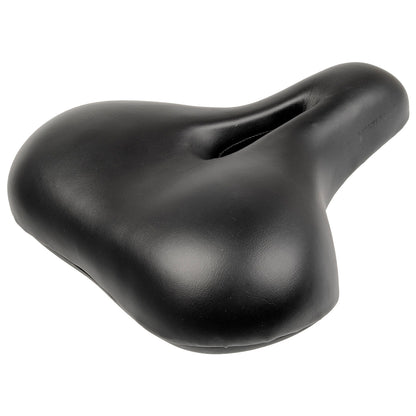 Ergonomic 209 mm Memory Foam City/Comfort Bike Saddle - Black