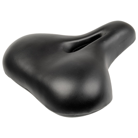 Ergonomic 209 mm Memory Foam City/Comfort Bike Saddle - Black