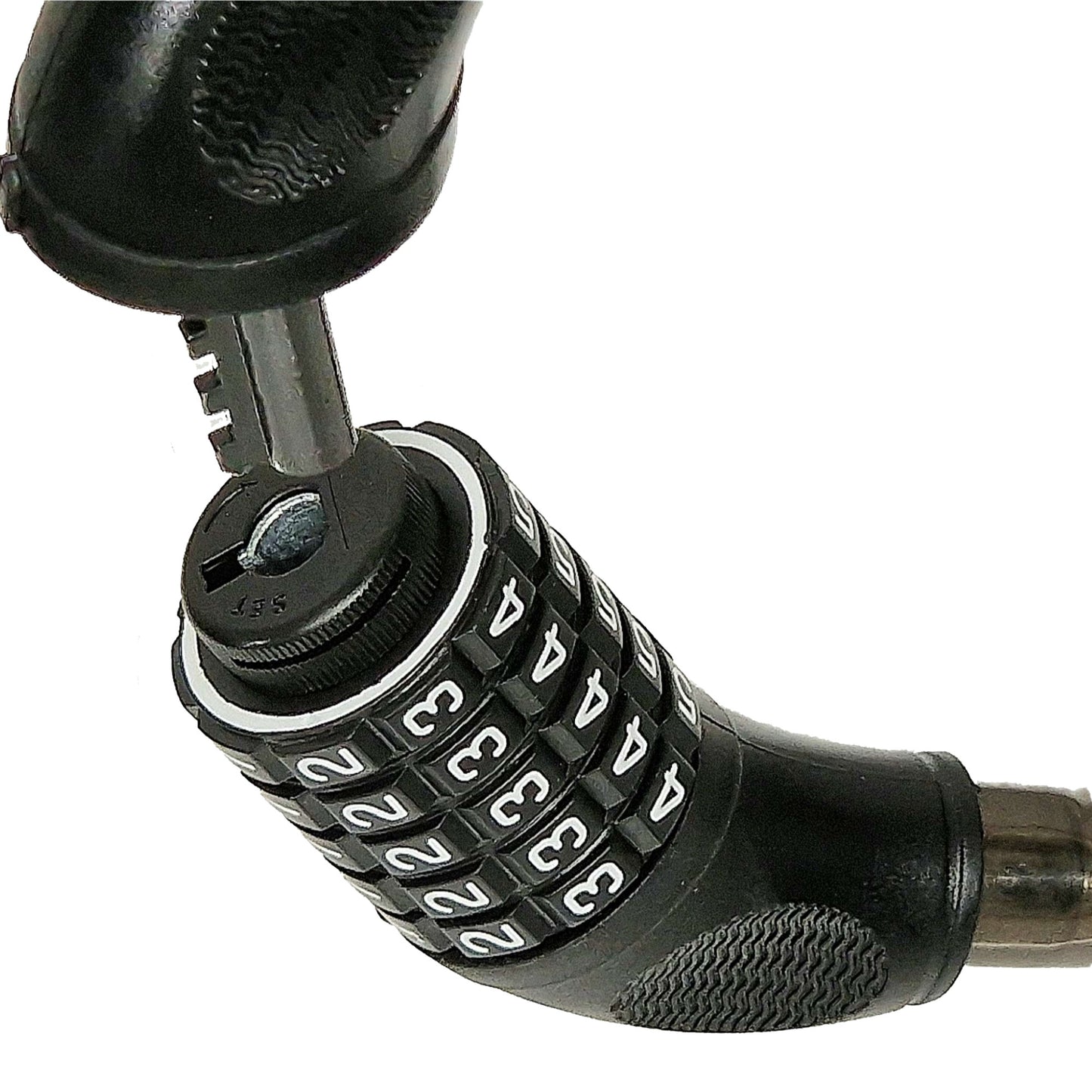 Armoured Steel 800mm x 18mm Changeable Combination Cable Bike Lock