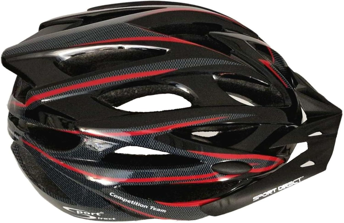 Sport Direct "Team Comp" 24 Vent Adult Bike Helmet Large 58-61cm Black/Red